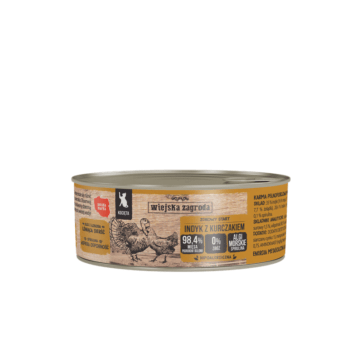 WIEJSKA ZAGRODA Indyk z kurczakiem 85g
