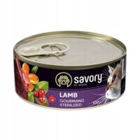Savory Adult Sterylised Lamb 100g mokra karma dla kotów sterylizowanych