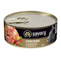 Savory Adult Sterylised Chicken 100g mokra karma dla kotów sterylizowanych