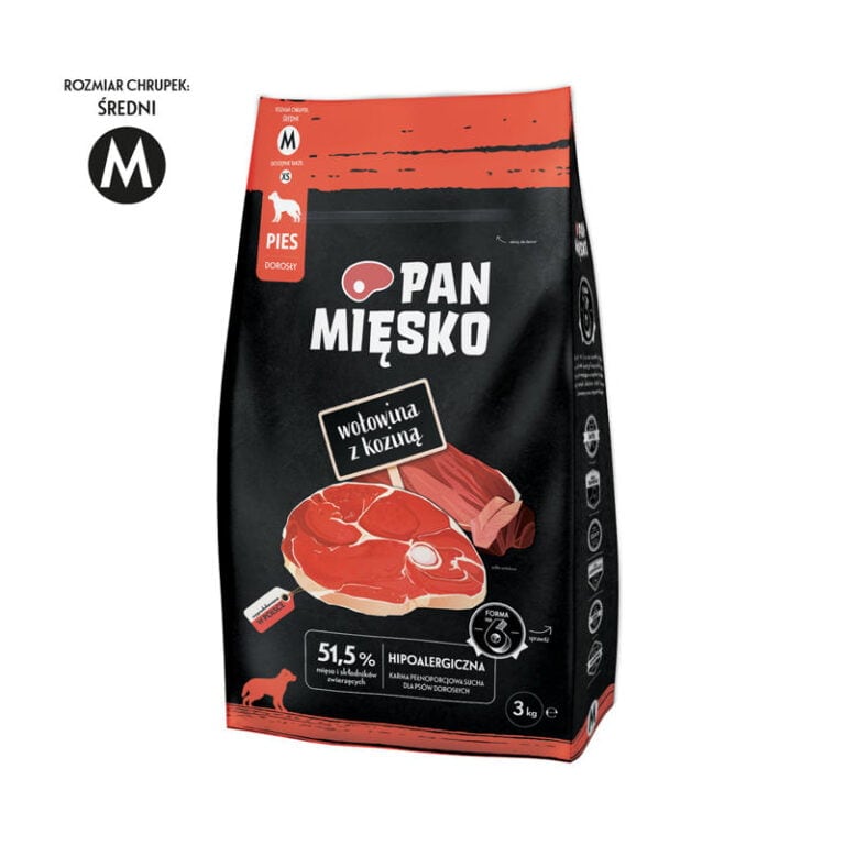 PAN MIĘSKO Wołowina z koziną M 3kg