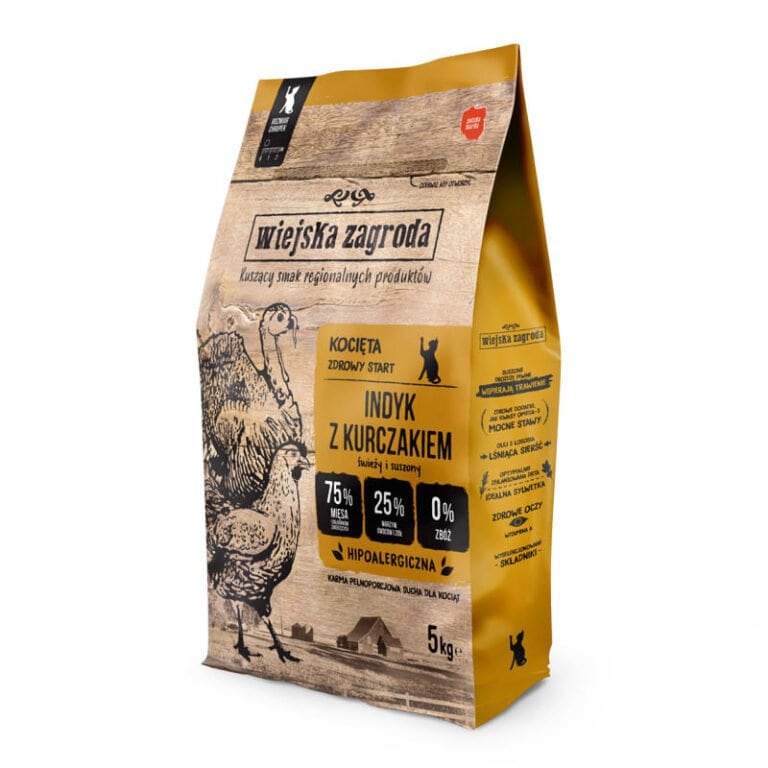 WIEJSKA ZAGRODA Indyk z kurczakiem 5kg