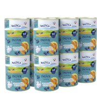 BALTICA indyk z dynią 12x400g monoproteinowa bezzbożowa