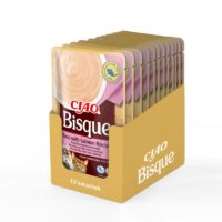 INABA CAT Ciao Bisque tuńczyk z łososiem 12x40g