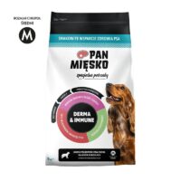 PAN MIĘSKO Specjalne potrzeby M 9kg Derma & Immune karma sucha dla psa dorosłego