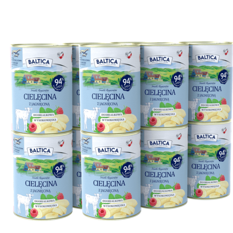 BALTICA Cielęcina z jagnięciną 12x400g