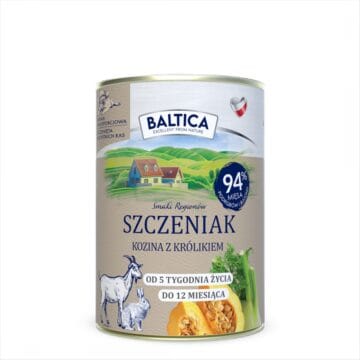BALTICA Kozina z królikiem 400g