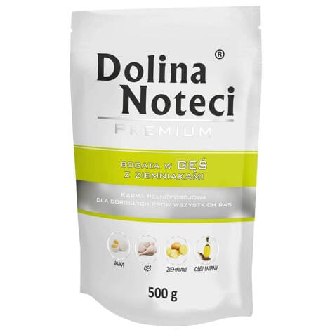 DOLINA NOTECI Saszetka Premium Gęś z ziemniakami 500g
