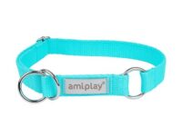 Amiplay Obroża półzaciskowa Samba M Turkusowy
