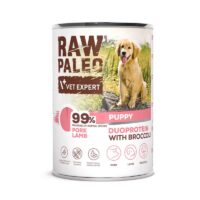 RAW PALEO Pork&Lamb Puppy 400g mokra karma dla szczeniąt duoproteina wieprzowina z jagnięciną