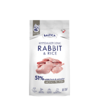 BALTICA Nutraceutic Hypoallergenic Rabbit & Rice XS/S 3kg