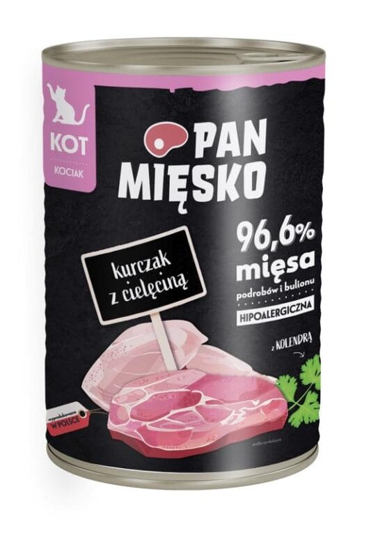 PAN MIĘSKO Kurczak z cielęciną 400g