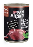PAN MIĘSKO Wieprzowina z jeleniem 400g karma mokra dla kotów dorosłych