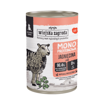 WIEJSKA ZAGRODA Monoproteinowa Jagnięcina 400g