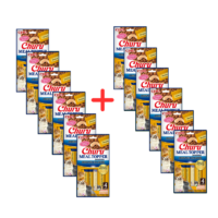 INABA CAT Meal Topper kurczak z serem 4x14g x12