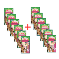 INABA DOG Churu Kurczak z łososiem 4x14g x12