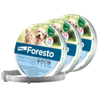 FORESTO Obroża na kleszcze i pchły dla małych psów i kotów (38cm) 3 PACK